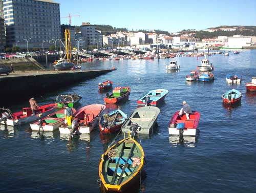 Santa Uxia de Ribeira puerto