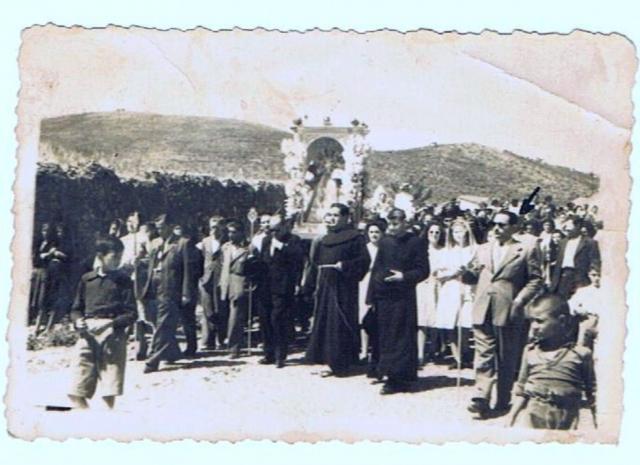 Traslado de la Virgen del Prado en 1949
