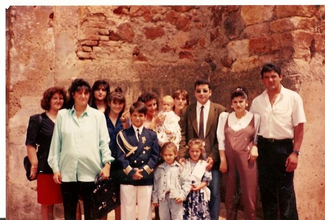 Una familia de Oliva de Merida...
