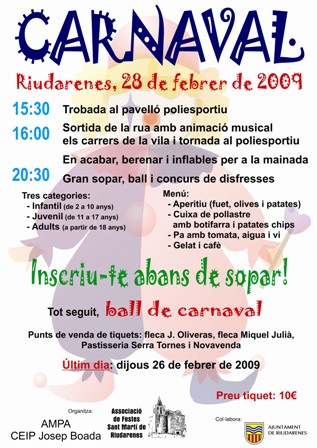 Carnaval 09 Riudarenes
