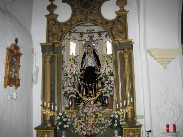 Virgen de los dolores de la iglesia de Almchar