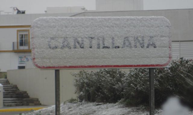 Nieve en Cantillana