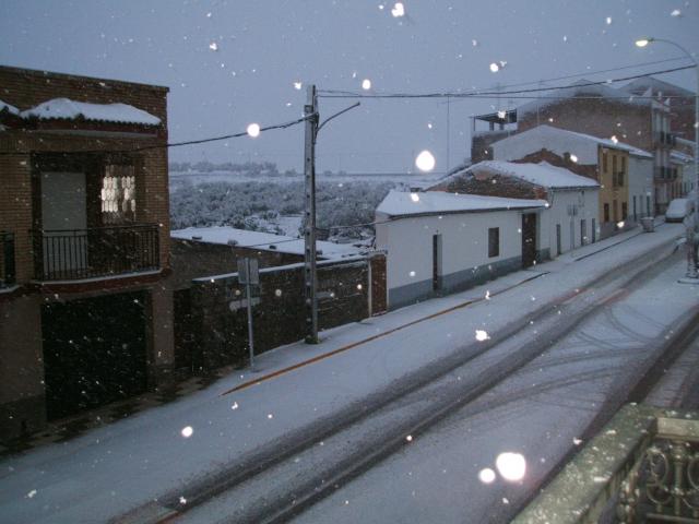 Nieva en La Coronada.