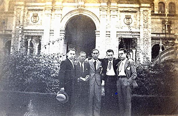Grupo de amigos Linenses ao 1928 ( correccion )