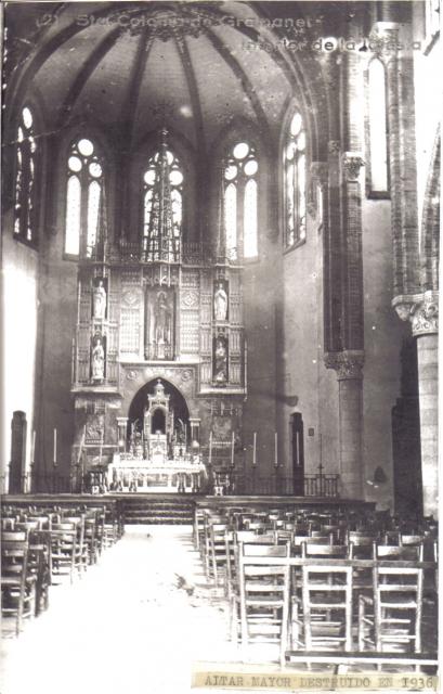 Altar Major de l'Esglsia Gran. 