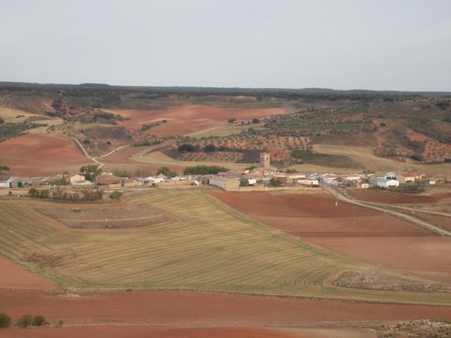 Vista del pueblo desde Sierragorda