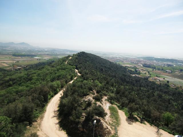 Vista des de Castell de Palafolls