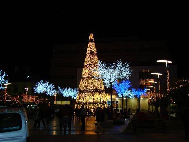 Arbol Plaza Espaa (navidad 2009)