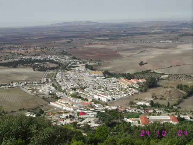 Panormica de San Jos del Valle desde la ladera 
