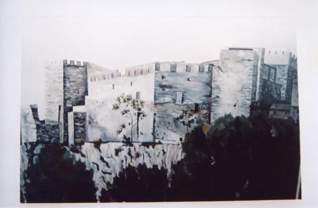 Castillo de Buol, visto desde la Cuesta Roya