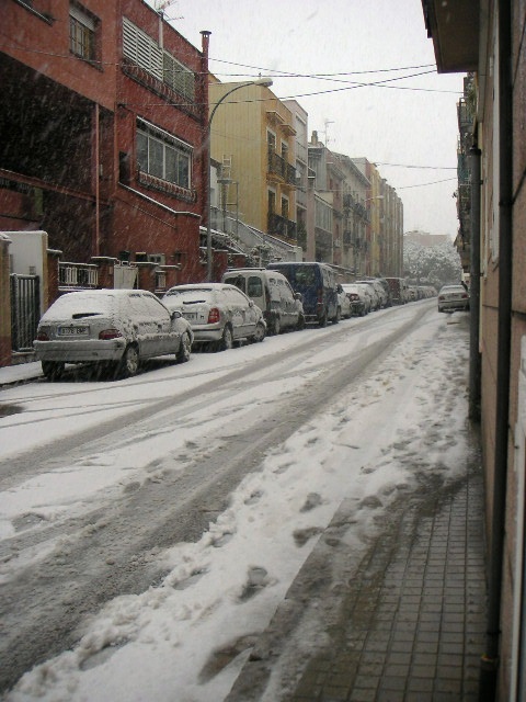 Calle Goya nevada