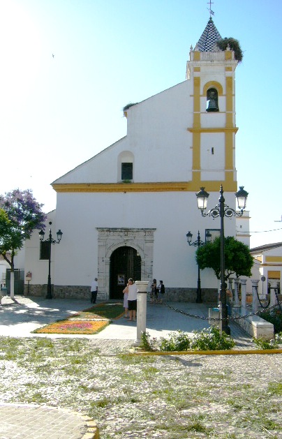 La Plaza de la Iglesia el da del Corpus