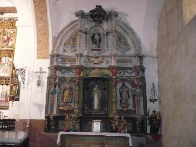 Altar lateral del retablo principal