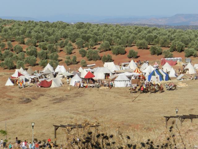 campamento medieval