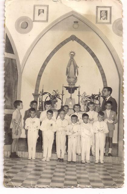 Primera comunin Alumnos escuela de Don Ricardo