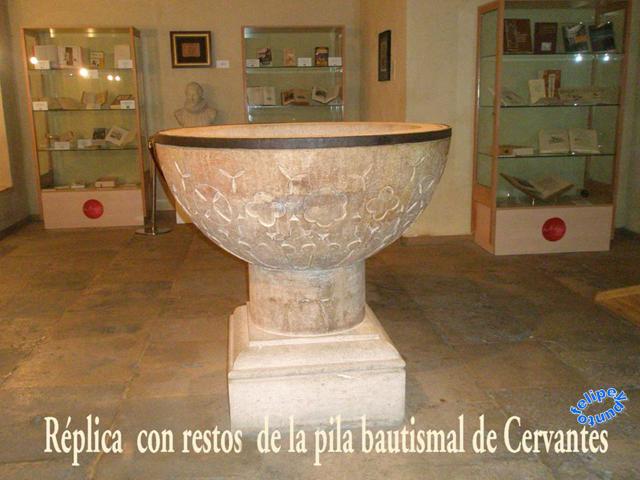 Pila bautismal de Cervantes