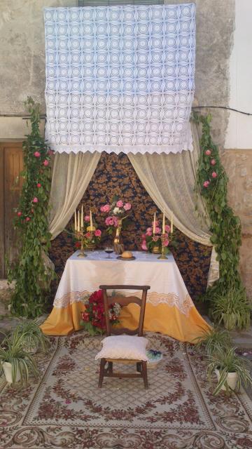 Altar en la calle Franca 2013