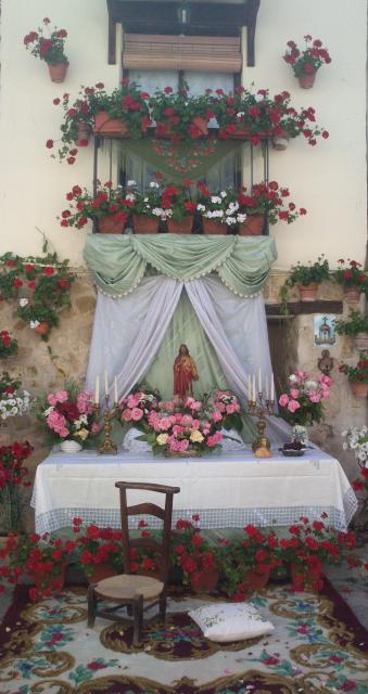 Altar Calle Franca dia del Corpus 2013