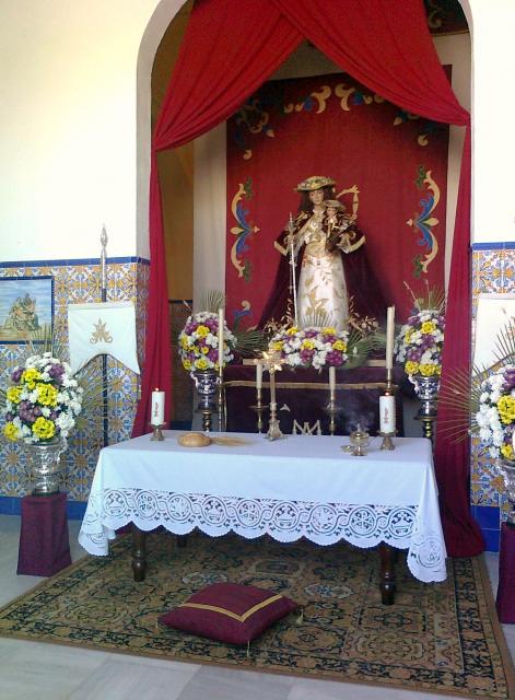 Altar de la Hdad.del Rosario, el da del Corpus