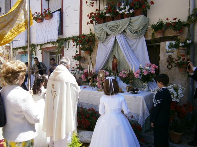 Custodia en el Altar de la calle Franca
