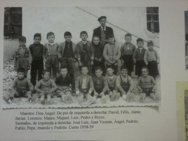 D. ngel y sus alumnos curso 1958-1959