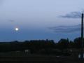 La luna al amanecer
