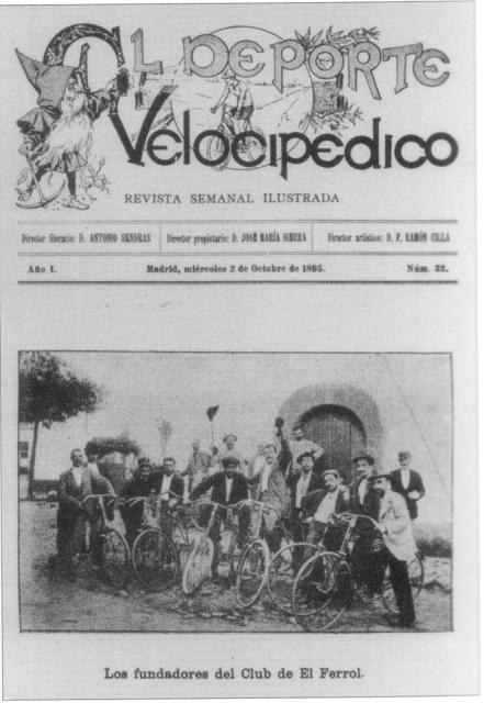 Club Ciclista Ferrol - Ferrol, ao 1895