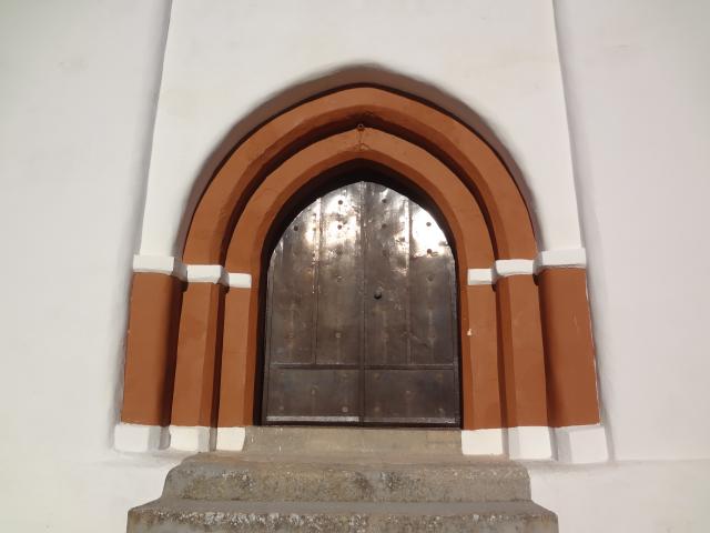 Puerta mudjar en la Iglesia de Santiago el Mayor