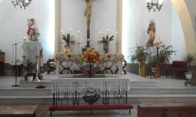Dia de los Santos en la iglesia San Sebastian
