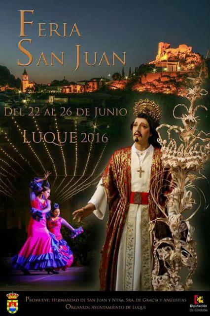 Cartel Feria de Luque San Juan 2016