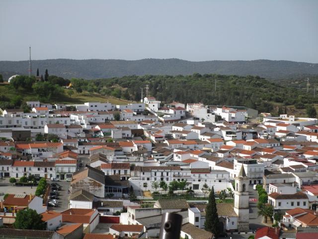 Vista Centro del Pueblo, desde el Castillo