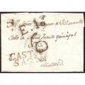 1816 Carta postal al Señor........Marqués de Vill