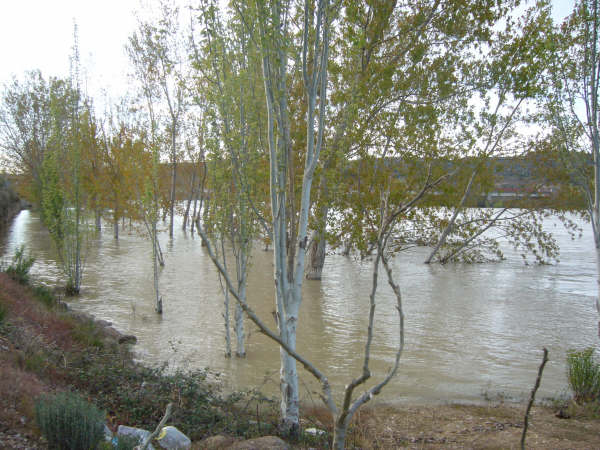 Crecida del Ebro Semana Santa 2007