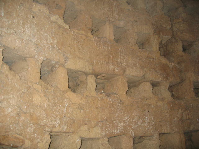 interior del palomar de Casasola