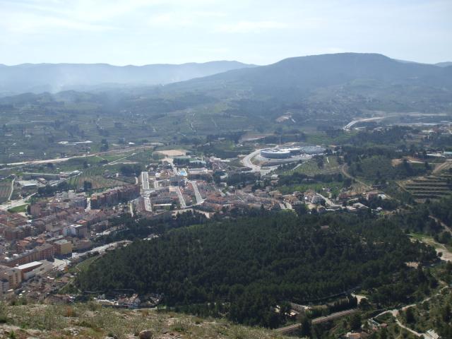 Cocentaina (parte moderna) desde el castillo