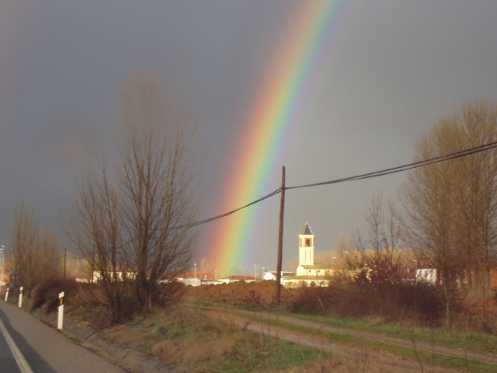 vista del pueblo arco iris