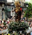 a virxe do rosario en procesion
