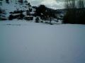 los campos cubiertos de nieve