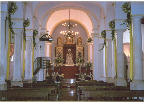Interior iglesia Ntra. Sra. de Guadalupe