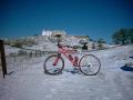 mountain bike en la nieve