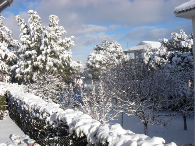Primera gran nevada del 2009