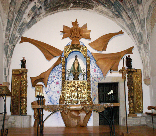 retablo del Santuario de la Virgen de la Pea