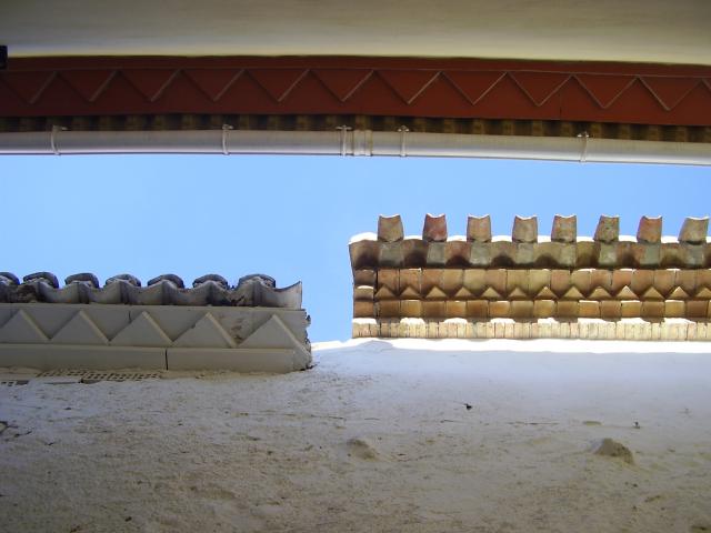 Detalle tejado Alfarnate
