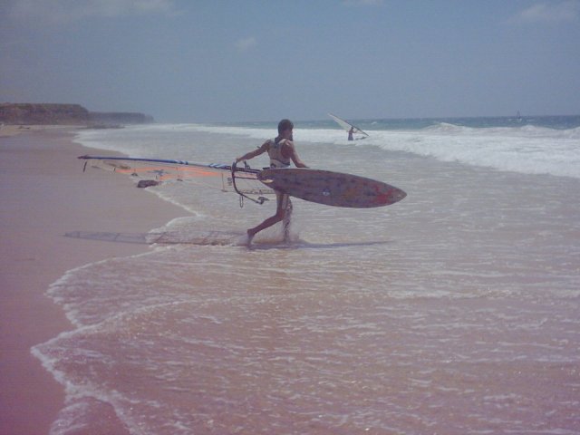 Surfer en las Playas de El Cotillo