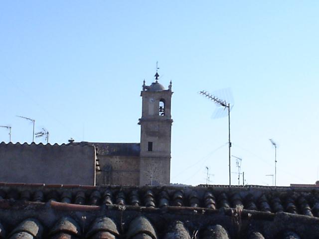 torre de la iglesia desde el tejado