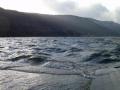 Tempestad y mucho frío en el Lago de Sanabria