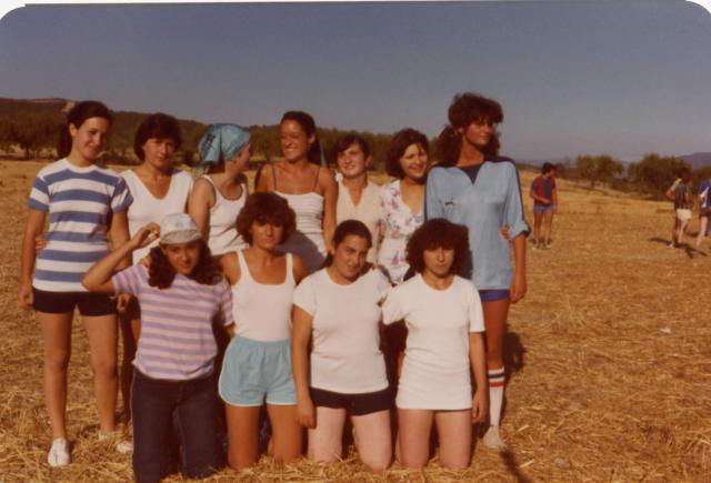 Fiestas 1978  1979 Partido Chicas contra Chicos