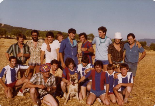 Fiestas 1978  1979 Partido Chicas contra Chicos