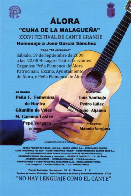 XXXVI Festival de Cante Grande de lora