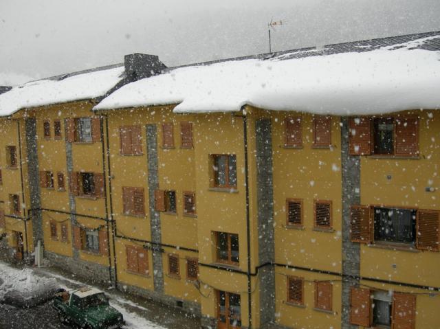 Primera nevada del 2008.Barrio de Colominas.